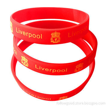 Promote Company's Image Rubber Wristbands, Printing Logo and Company Name
